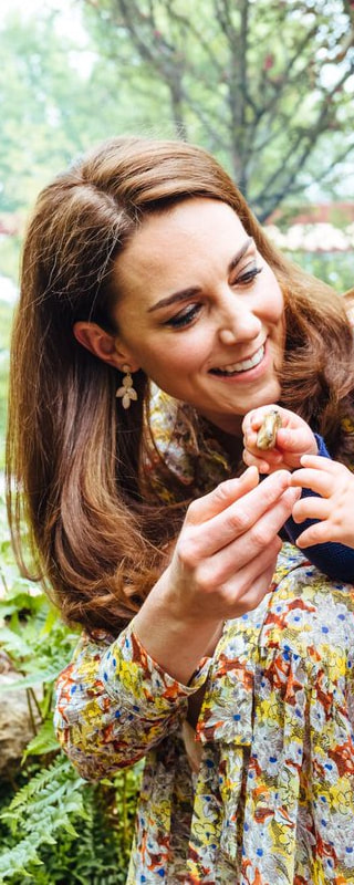 Accessorize Polly Petal Drop Earrings as seen on Kate Middleton, The Duchess of Cambridge.