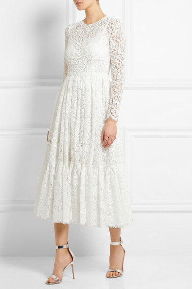 d&g white dress