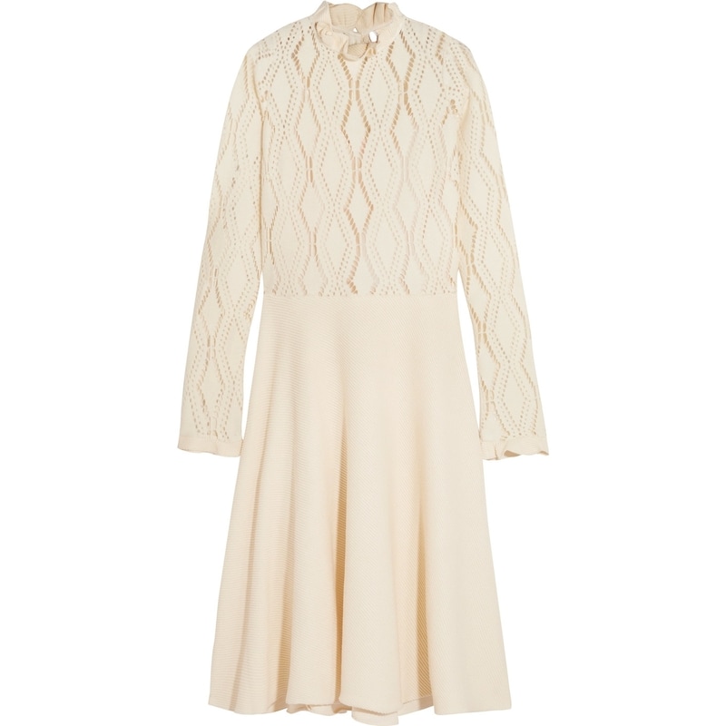 See by Chloé Lacy Jersey Long Sleeve Dress