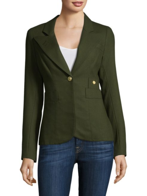 Smythe 'Duchess' wool blazer in Army green