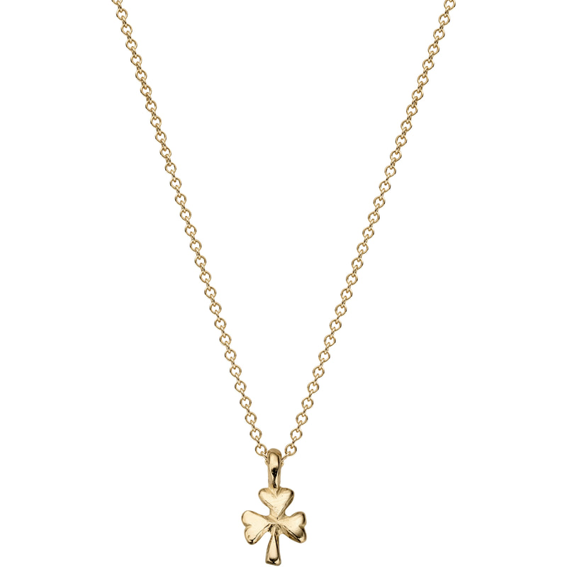 Daniella Draper Gold Baby Shamrock Necklace