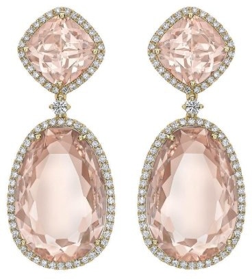 Kiki McDonough 'Special Edition' morganite drop earrings