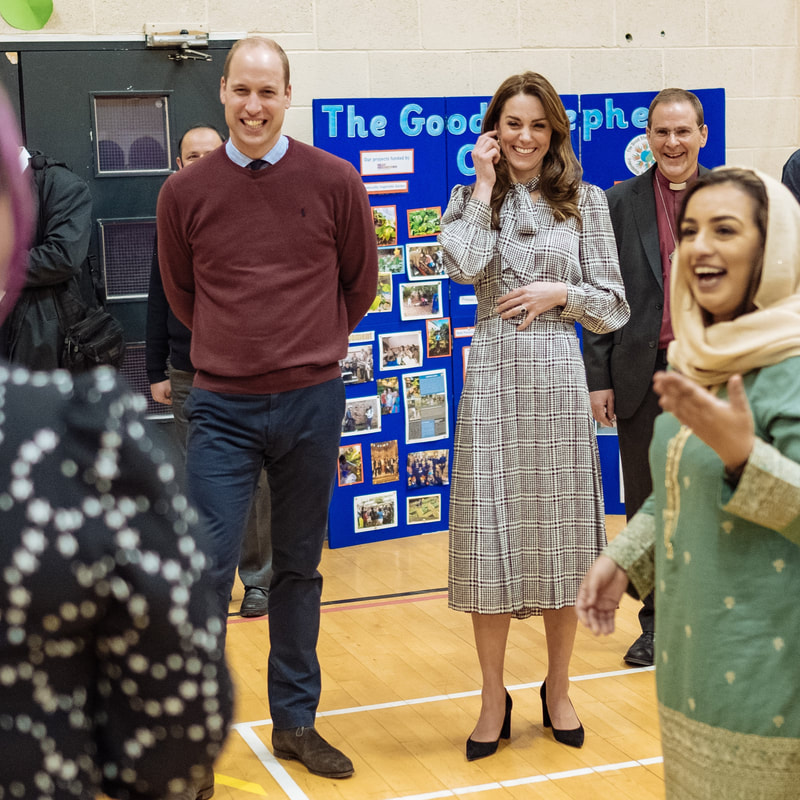 Duke and Duchess of Cambridge meet people from Near Neighbours organisation in Bradford
