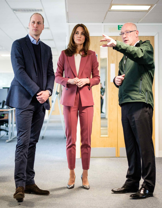 The Duke and Duchess of Cambridge visited the London Ambulance Centre in Croydon on 19 March 2020