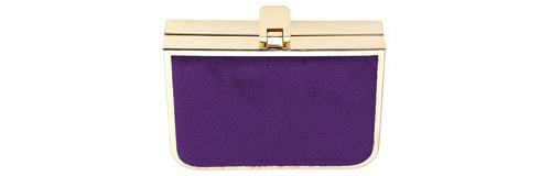  Jenny Packham 'Belle' clutch in purple