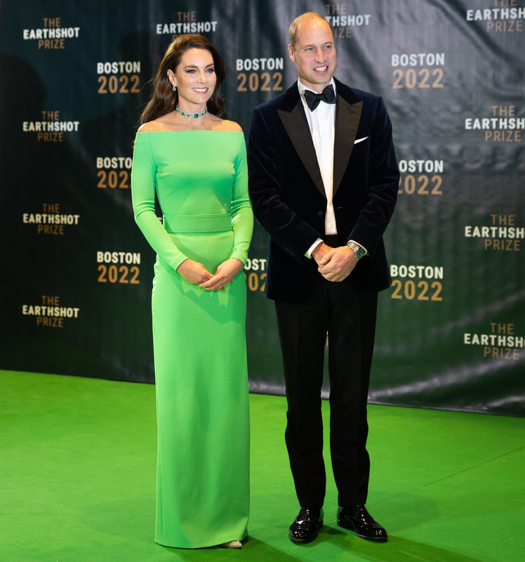 Prince William and Catherine, Princess of Wales attend the second Earthshot Prize awards at the MGM Music Hall at Fenway on 2nd December 2022