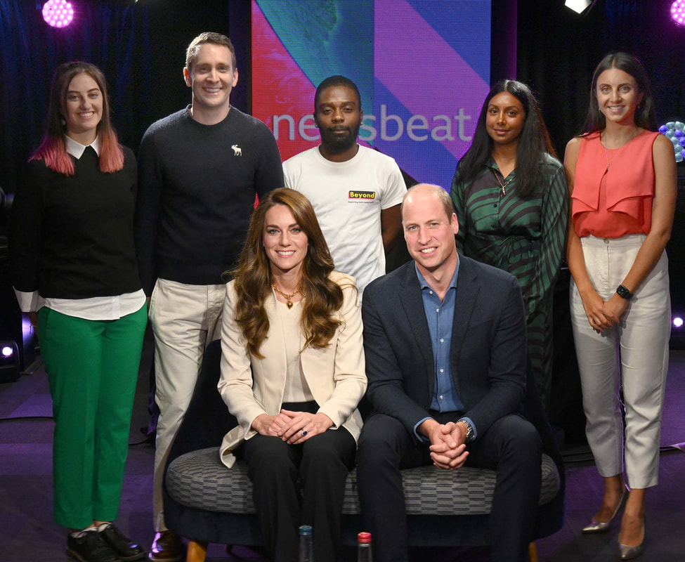 Prince William and Catherine, Princess of Wales have taken over BBC Newsbeat to present a mental health special to mark World Mental Health Day 2022