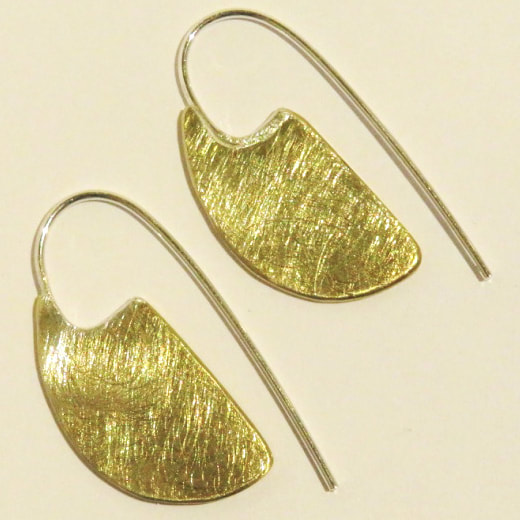 Shelley MacDonald'Ulu Large Brass Earrings