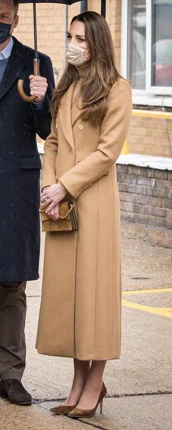 Gianvito Rossi 'Gianvito 85' Texas Brown Suede Pumps as seen on Kate Middleton, The Duchess of Cambridge.