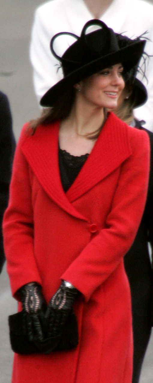Philip Treacy Big Bow Hat in Black Felt as seen on Kate Middleton