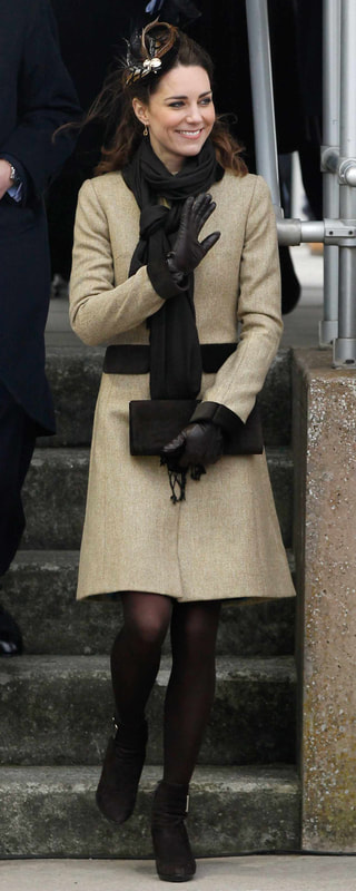 Dents Evelyn Gloves in Mocca Brown as seen on Kate Middleton