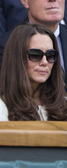 Givenchy SGV773 Sunglasses as seen on Kate Middleton, the Duchess of Cambridge.