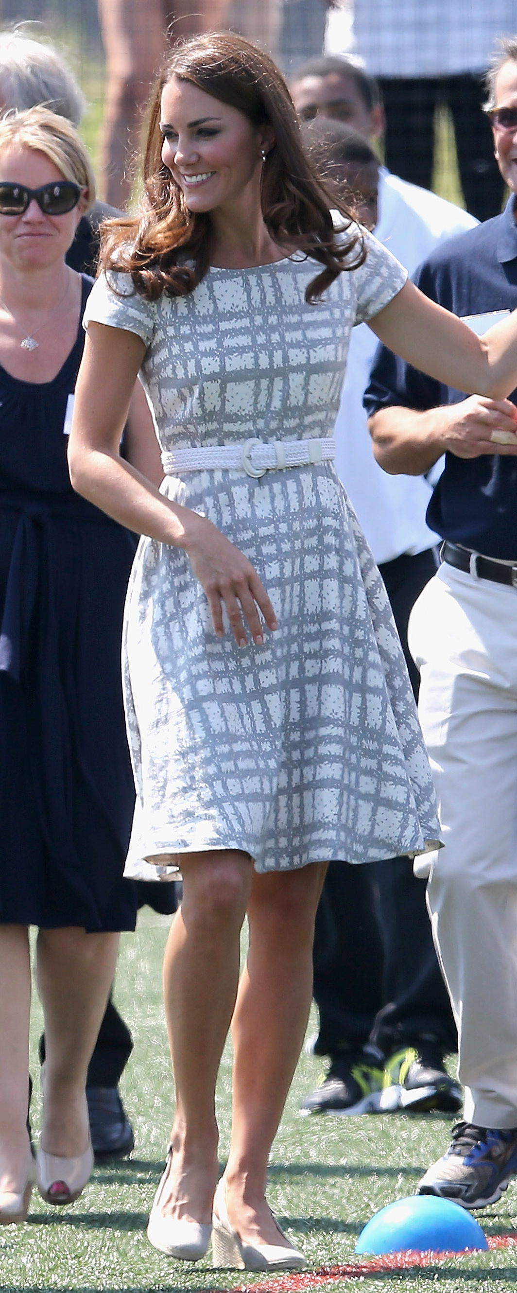 Hobbs Neston White Braided Rope Belt as seen on Kate Middleton, the Duchess of Cambridge.