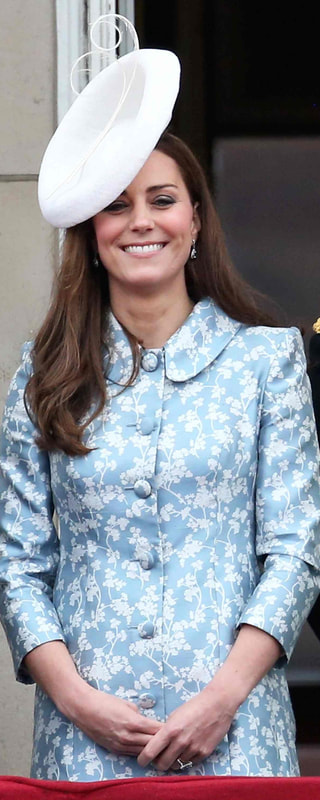 Catherine Walker Astrid Coatdress​ as seen on Kate Middleton, The Duchess of Cambridge.