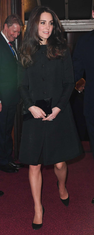 Temperley London Callas Evening Coat as seen on Kate Middleton, The Duchess of Cambridge.