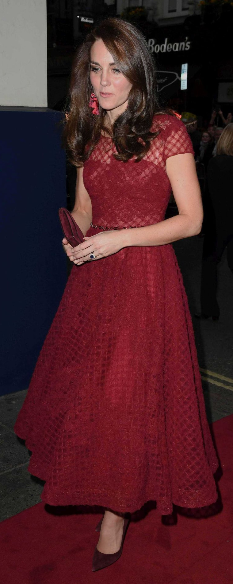 Kate Spade New York Pretty Pom Tassel Drop Earrings​ as seen on Kate Middleton, The Duchess of Cambridge.