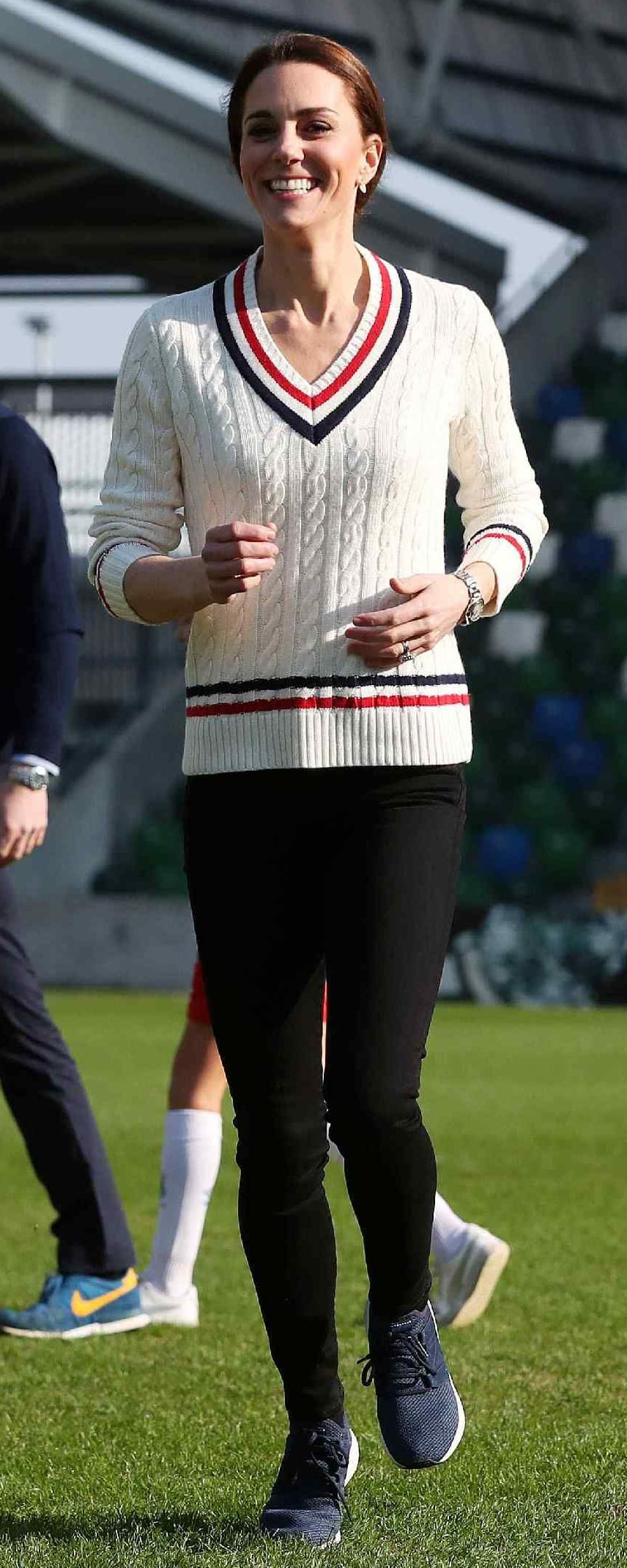 LAUREN Ralph Lauren Cable-Knit Cricket Sweater as seen on Kate Middleton, The Duchess of Cambridge.