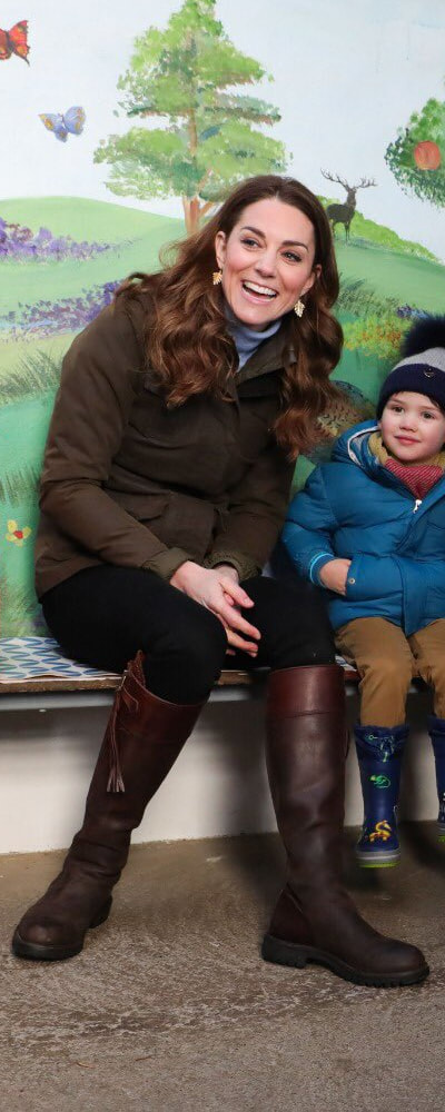 12 Feb 2020 - Barbour Ladies Waxed Defence Jacket as seen on Kate Middleton, The Duchess of Cambridge at The Ark Open Farm, Northern Ireland