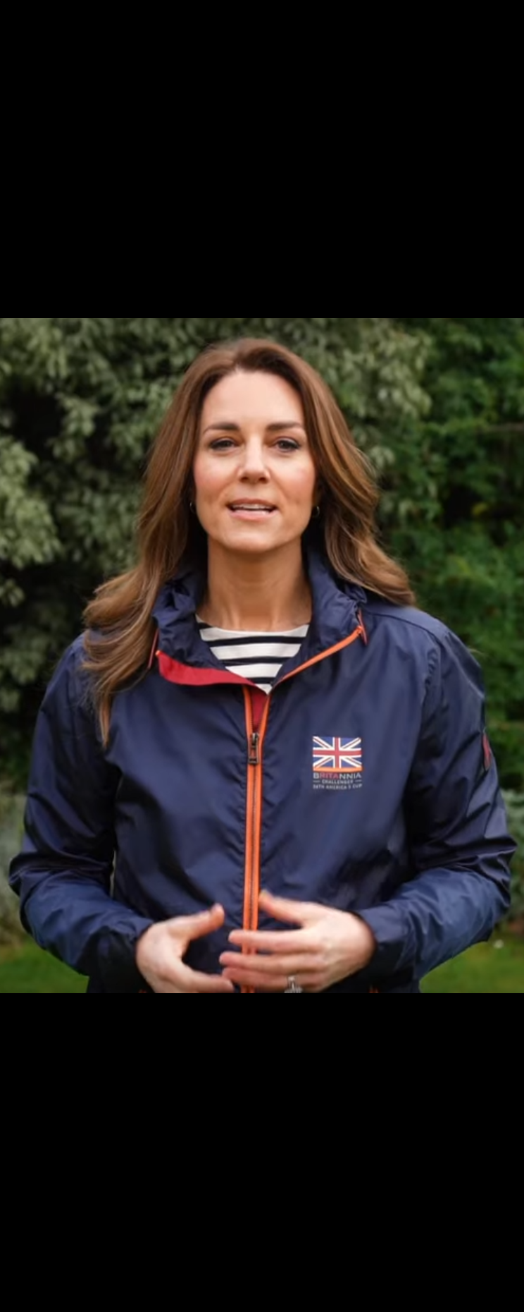 The Duchess of Cambridge records good luck message to INEOS TEAM UK on 15 December 2020