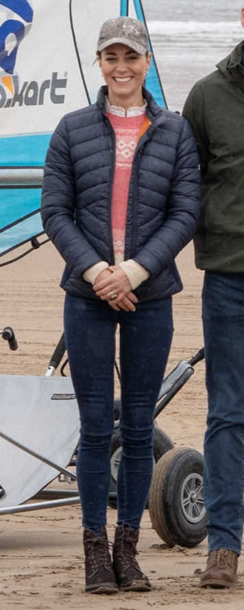Duchess of Cambridge Royal Visit Scotland - Day 3,  West Sands Beach on 26 May 2021