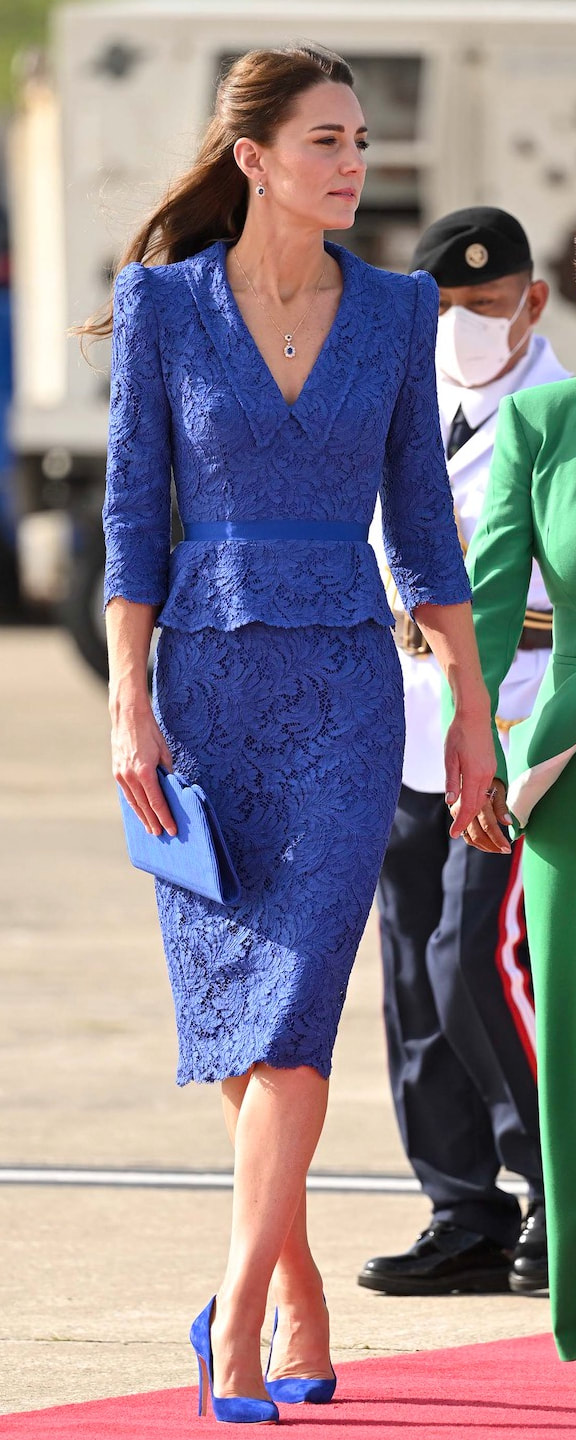 Emmy London Rebecca Blush Suede Pumps as seen on Kate Middleton, The Duchess of Cambridge.