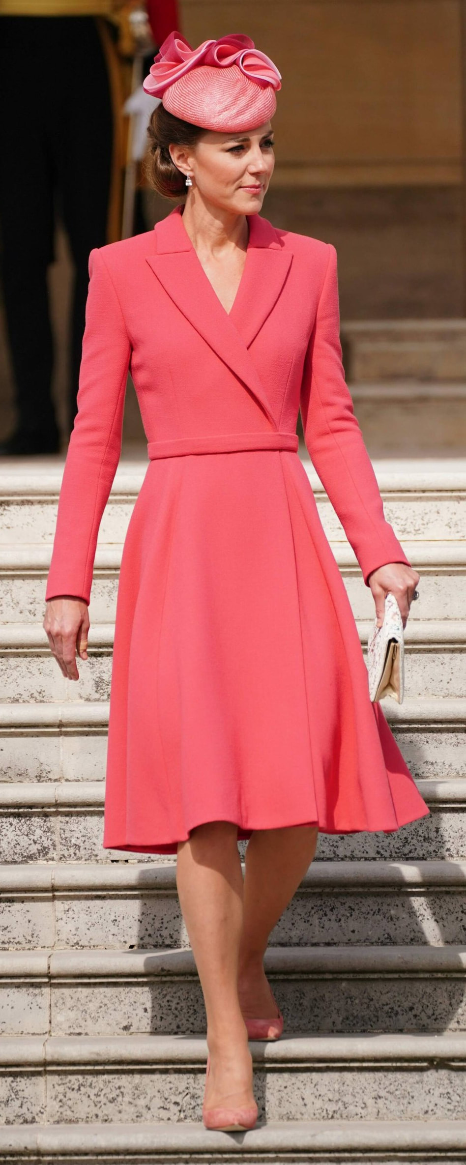 Jane Taylor Lyssa Straw Hat in Pink as seen on Kate Middleton, The Duchess of Cambridge.