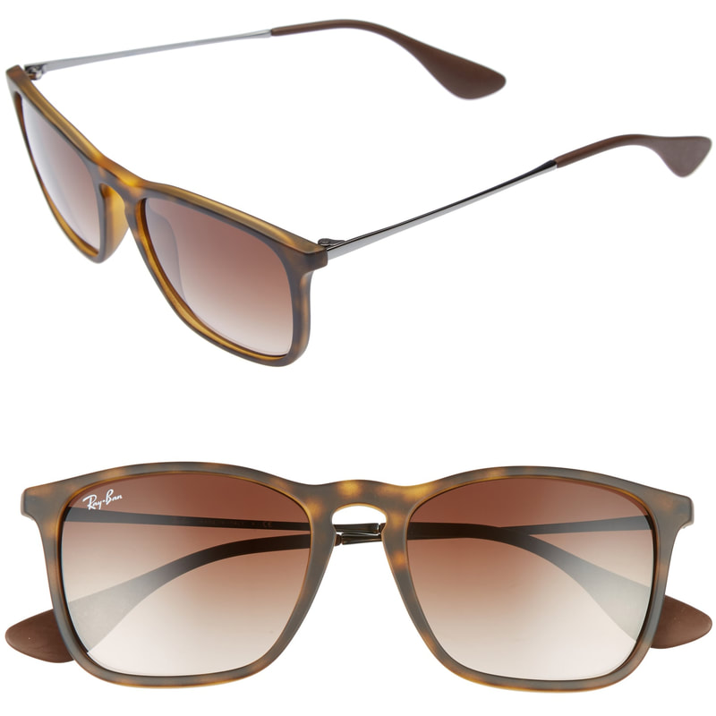 Ray-Ban Youngster Sunglasses in Brown Rubber