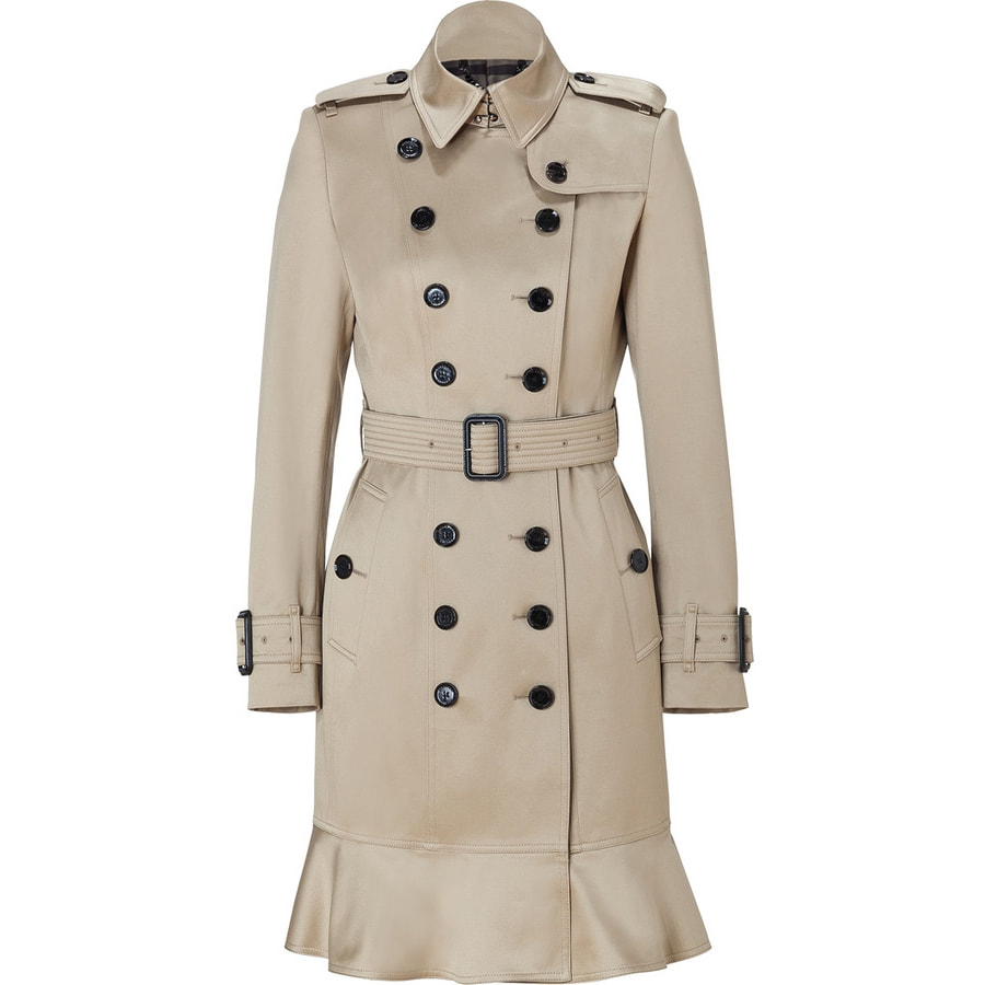 Burberry Littleton Wool Trench Coat - Middleton Coats - Kate's Closet