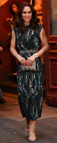 Prada Scalloped Sandals in Beige Suede as seen on Kate Middleton, The Duchess of Cambridge at Berlin creative industries reception