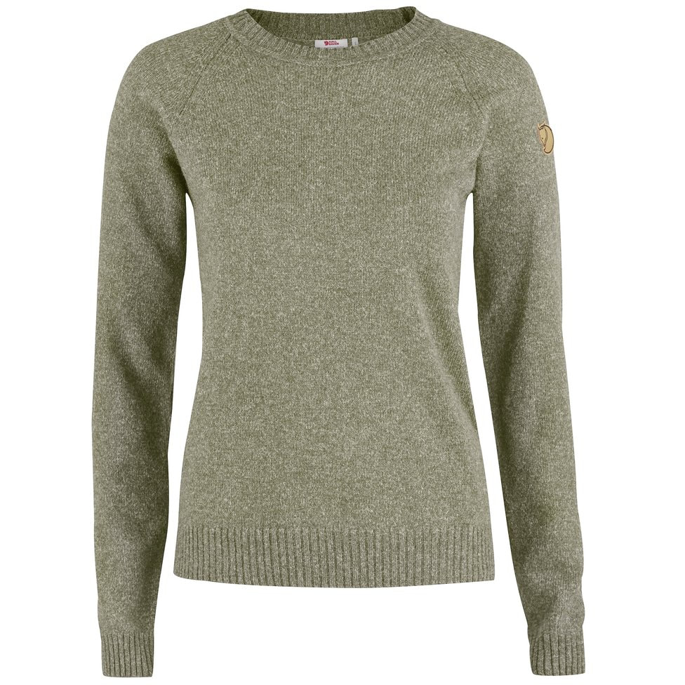 Fjallraven Women&#39;s Forest Green Övik Re-Wool Sweater - Kate Middleton Tops  - Kate&#39;s Closet