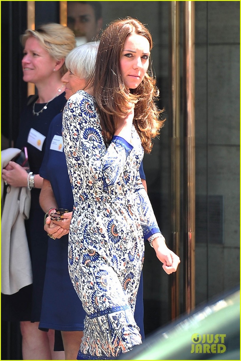 Kate wears Tory Burch 'Chrissy' dress to Place2Be Conference - Kate's Closet
