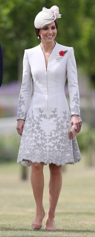 Catherine Walker Melrose Coatdress as seen on Kate Middleton, The Duchess of Cambridge.