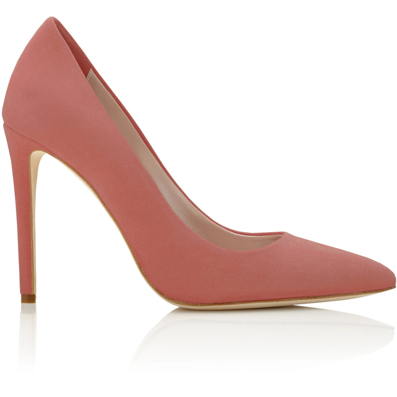 Emmy London 'Rebecca' Suede Pumps in Pink Makeup
