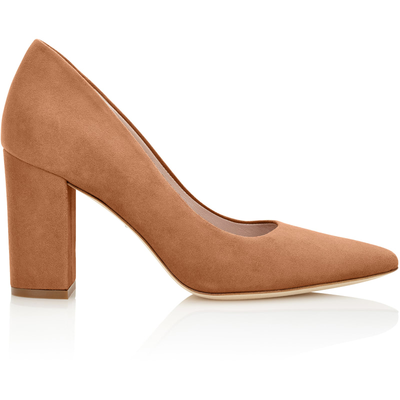 Shop Online Handcrafted Rebecca Brown & Nude Block Heel Leather Mid Heel  Oxfords for Women – Oceedee