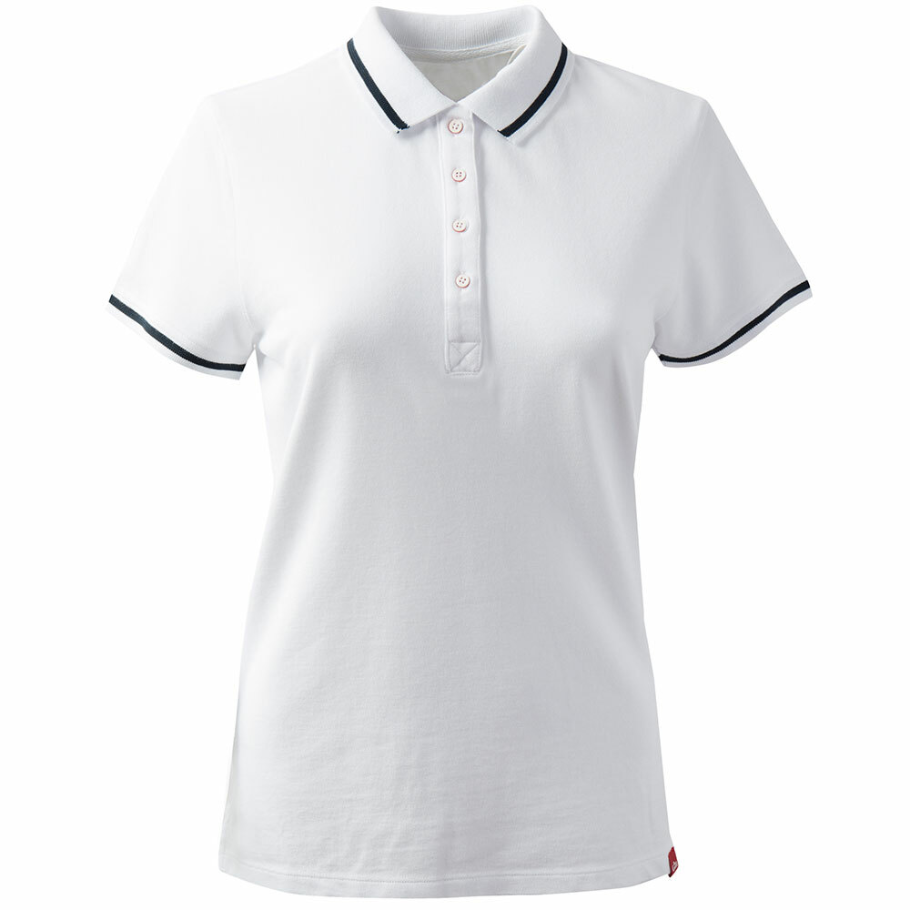 Gill Marine Women’s Crew Polo Shirt in White