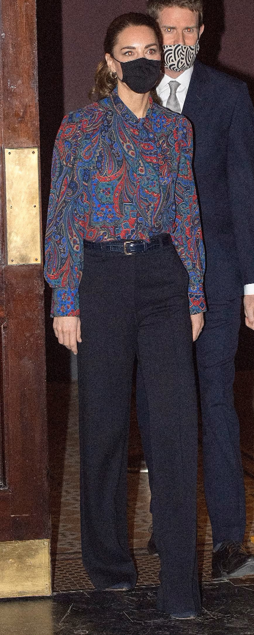 LAUREN Ralph Lauren 'Klaryce' Paisley Blouse as seen on Kate Middleton, The Duchess of Cambridge.