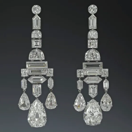 Greville Diamond Chandelier Earrings
