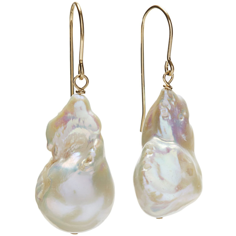 n2Design Baroque Pearl Drop Earrings 