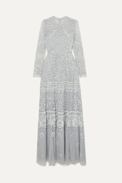 Blue Needle & Thread 'Aurora' Sequin Gown