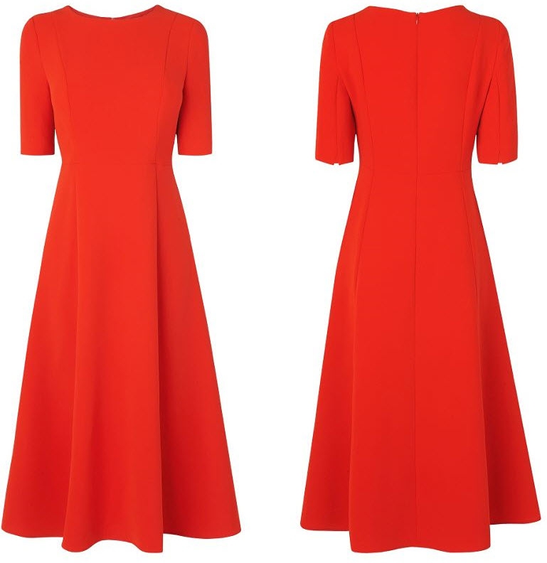 .K.Bennett 'Cayla' dress in Cardinal Red