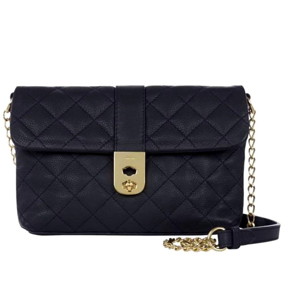 Jaeger Kate Navy Quilted Bag