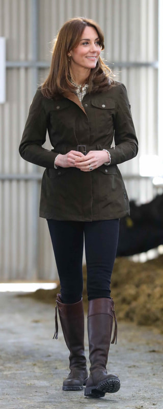 Barbour by Alexa Chung Bella Check Shirt as seen on Kate Middleton, The Duchess of Cambridge.