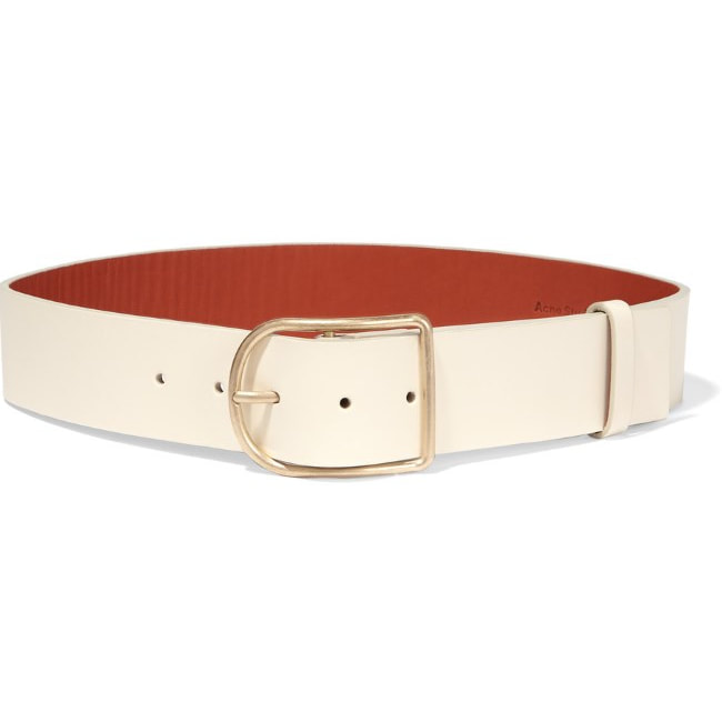 Acne Studios Orione Belt in Ivory