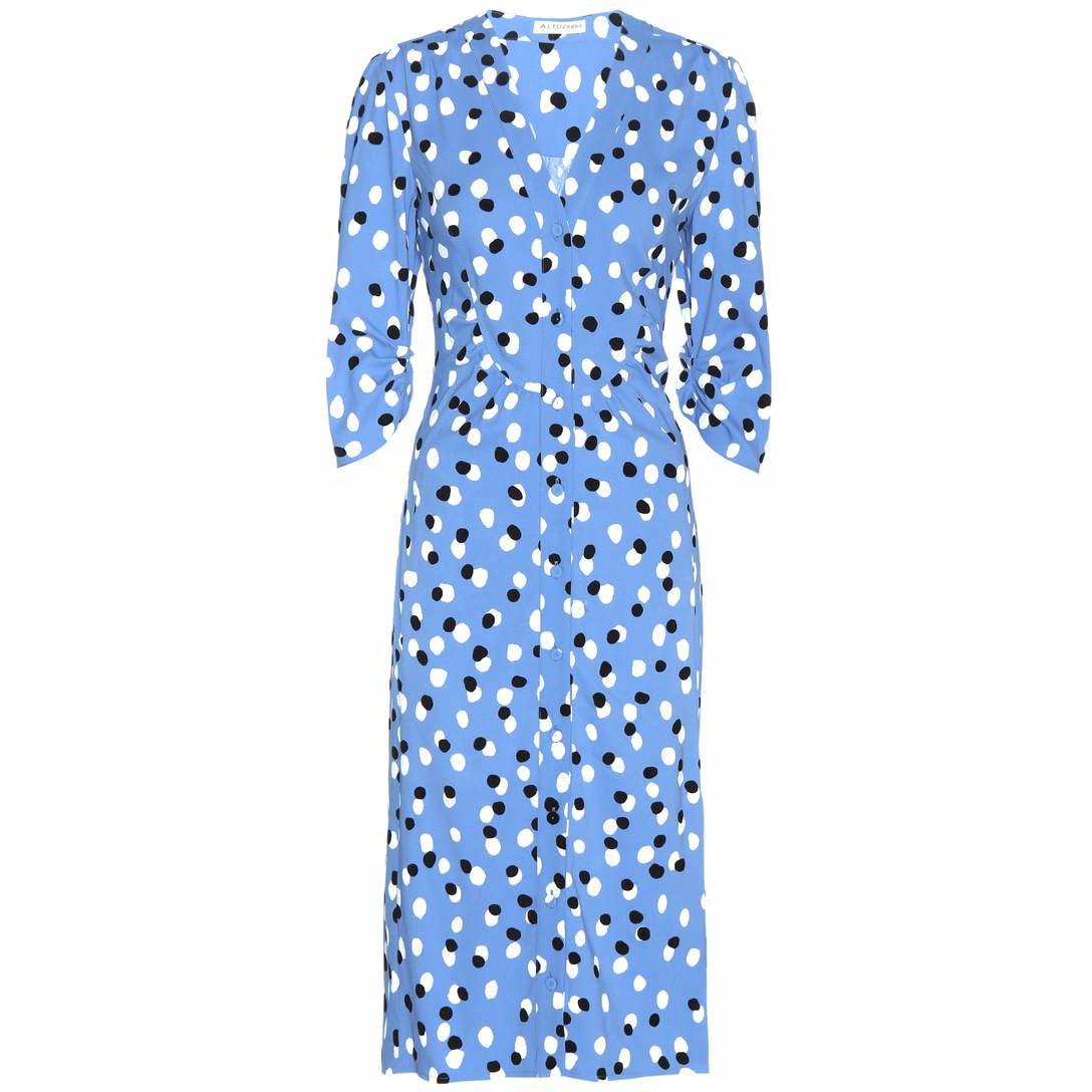 Altuzarra 'Aimee' Blue Polka Dot Dress
