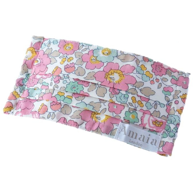 Amaia Reusable Cotton Face Mask in Pink Betsy