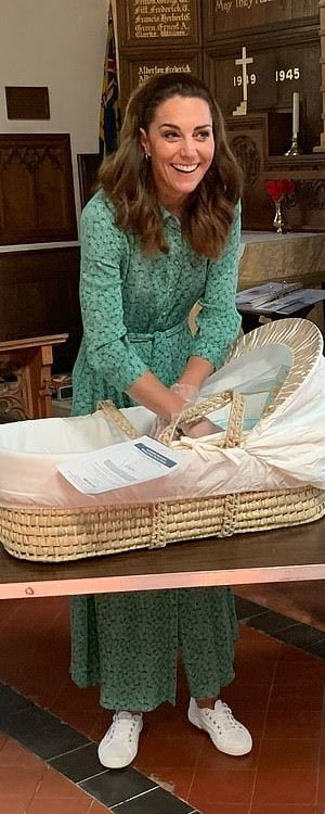Boden Viola Green Maxi Shirt Dress as seen on Kate Middleton, The Duchess of Cambridge.