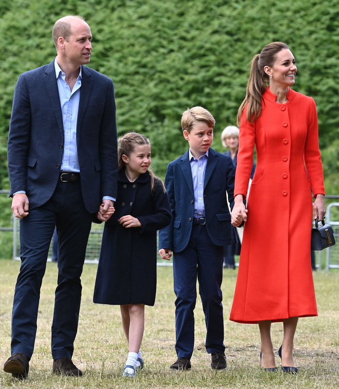 On the Day 3 of the Queen's Platinum Jubilee, The Duke and Duchess of Cambridge made a trip to Wales, accompanied by their two eldest children, Prince George and Princess Charlotte.
