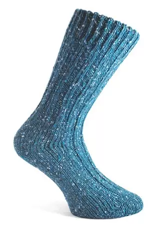 Campbell's of Ardara Donegal Mountain Walking Socks - Blue
