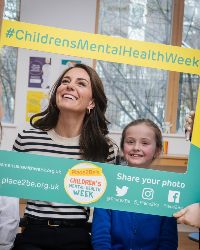 To mark the start of Children's Mental Health Week 2023, Catherine, Princess of Wales met with pupils from St John's Primary School in east London.