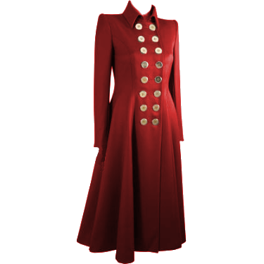 Catherine Walker Russian Greatcoat in Red